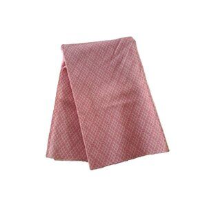 Joan Kessler Concord Fabric Material Remnant Pink White Diamond Crafts DIY 43x18